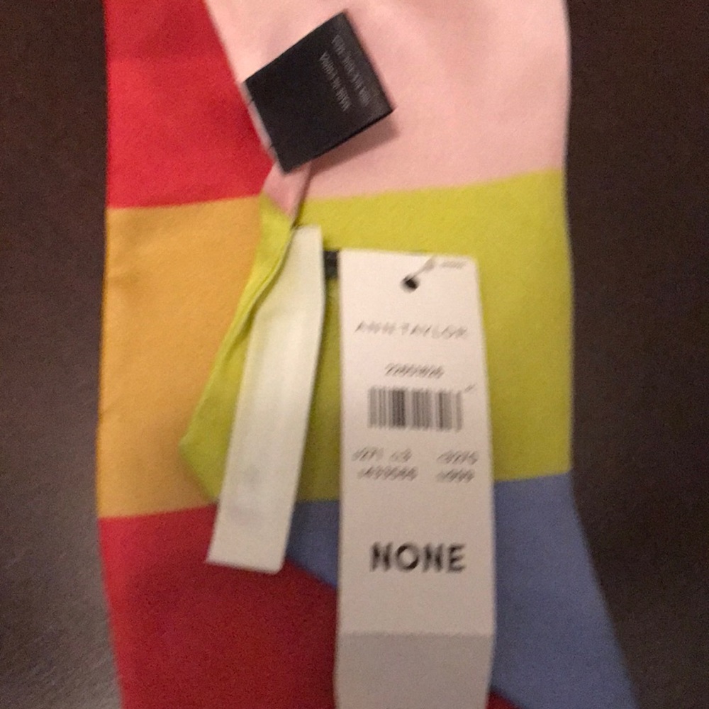 Ann Taylor Color Block Neck Scarf - Picture 2 of 5